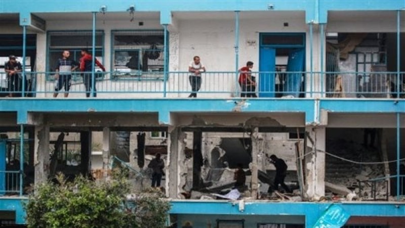 الأونروا: أعداد الشهداء جراء قصف مدرسة مخيم النصيرات بين 35 و45 شهيدا