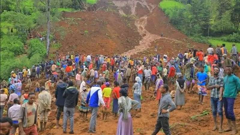 55 قتيلا على الأقل جراء انهيار أرضي في إثيوبيا