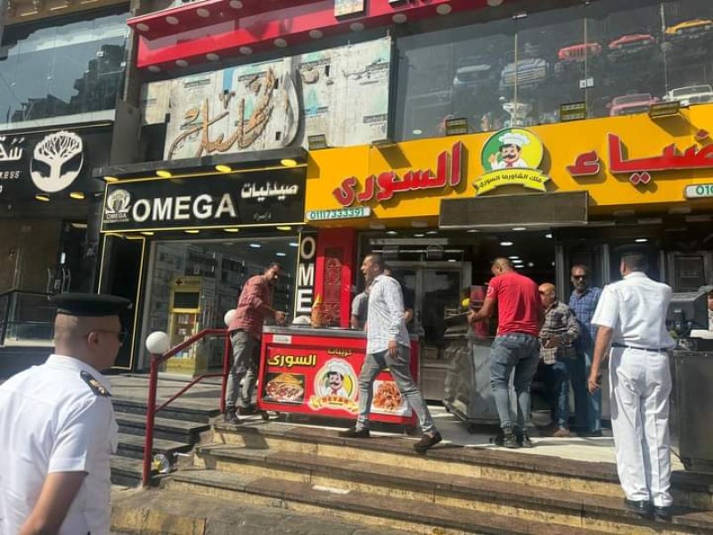 الجيزة تعيد الانضباط بمحيط سوق البطران بالهرم