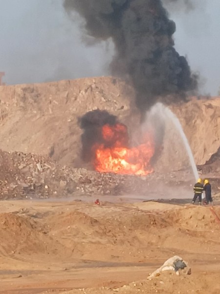 ننشر أسماء ضحايا حادث انفجار خط غاز ”بلبيس- الخانكة”