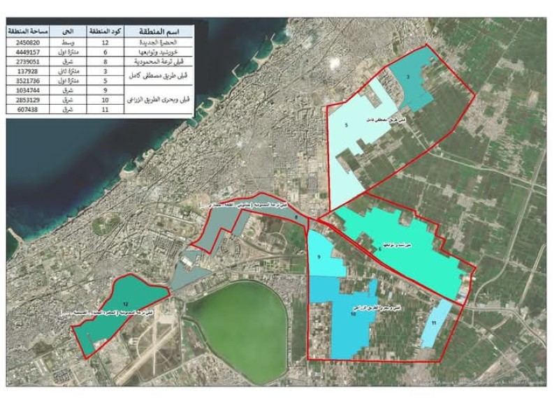 الإسكندرية تعلن إعادة تخطيط عدة بمناطق بالمحافظة