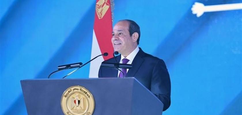 السيسي: يقظة القوات المسلحة والشرطة ووعي المواطنين ووحدتهم حائط الصد ضد أهل الشر