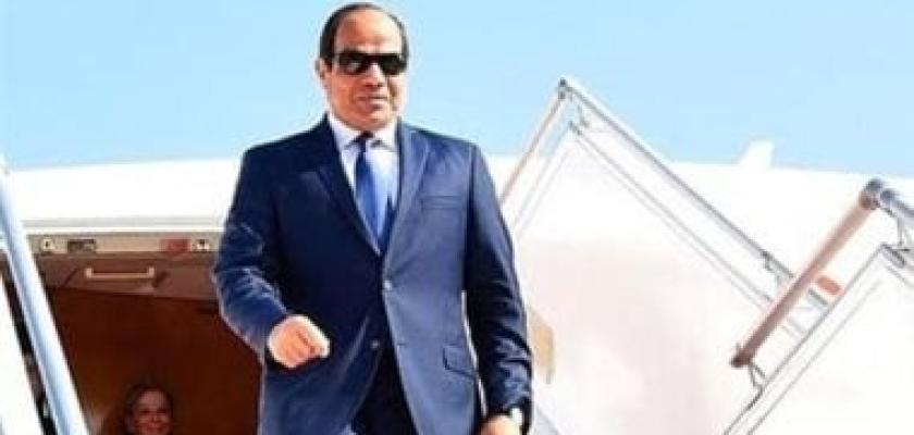 السيسي يصل أبوظبي في زيارة أخوية