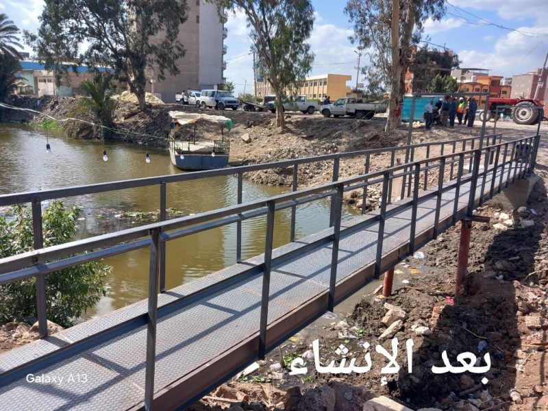 محافظ الدقهلية: الانتهاء من إنشاء كوبري المشاة الجديد المؤقت بطلخا بالتنسيق مع الري