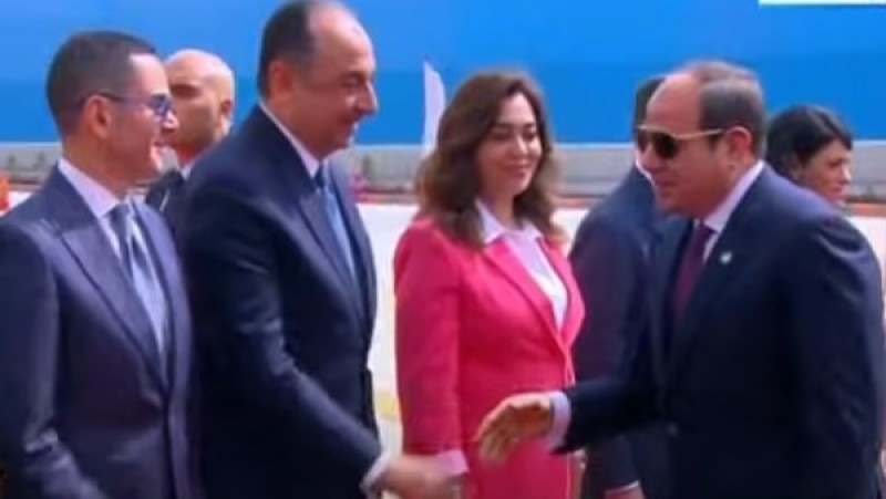 السيسي يصل إلى مقر احتفالية عيد العمال