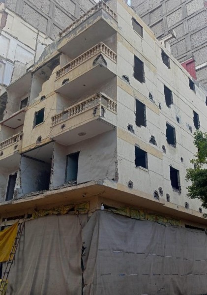 إزالة عقارات خطرة بالإسكندرية: جهود مستمرة لضمان السلامة” صور ”