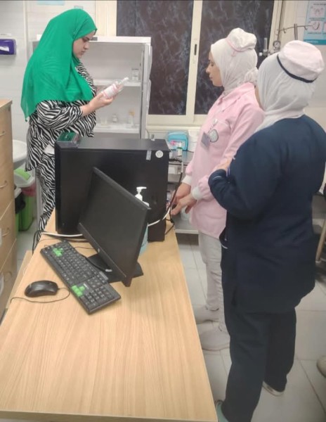 فرق الإشراف بفرع الهيئة العامة للرعاية الصحية بورسعيد تتفقد مركز بلال بن رباح لمتابعة سير العمل
