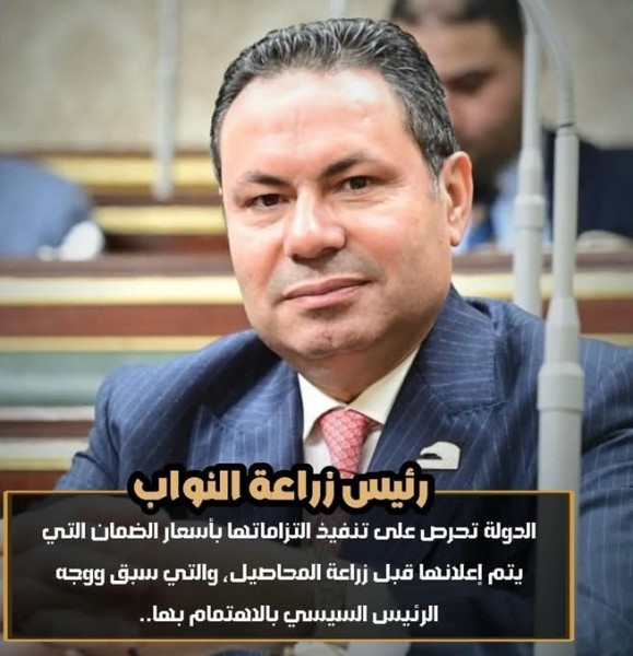 ”الحصرى”: صرف مستحقات مزارعي القطن بالدقهلية خطوة مهمة تؤكد التعاون والتنسيق الجيد بين البرلمان والحكومة