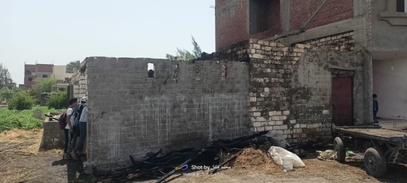 حريق مزرعة ماشية بالبحيرة: سيطرة الحماية المدنية ونفوق 11 رأس ماشية