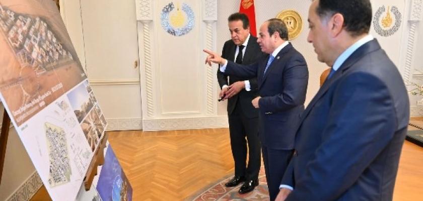 السيسي يطلع على جهود الدولة في توطين صناعة الأدوية والأجهزة الطبية