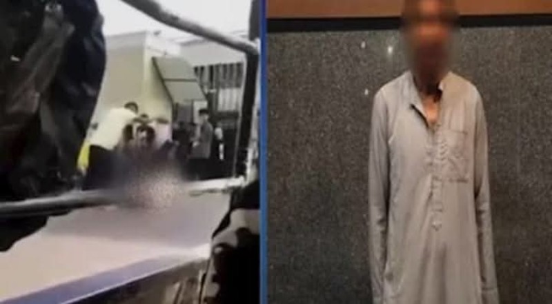 كشف ملابسات فيديو لرجل بضرب امرأة شبه عارية امام احد المستشفيات