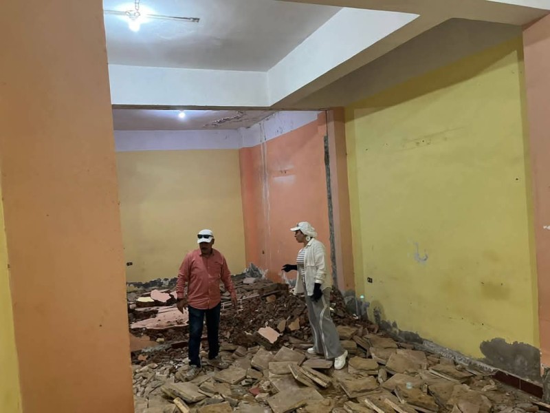 رئاسة حى غرب المنصورة تواصل حملاتها المكثفة فى التصدى لكافة أعمال البناء المخالفة