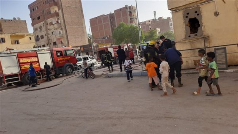 حريق في أسوان يخلف ضحية اختناق وتحرر محضر بالواقعة