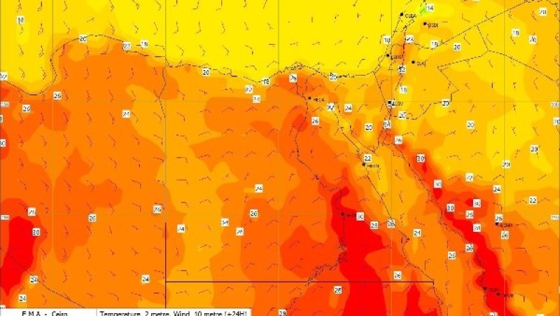 فرص لسقوط الأمطار.. الأرصاد تعلن تعرض مصر لرياح مثيرة للرمال والأتربة