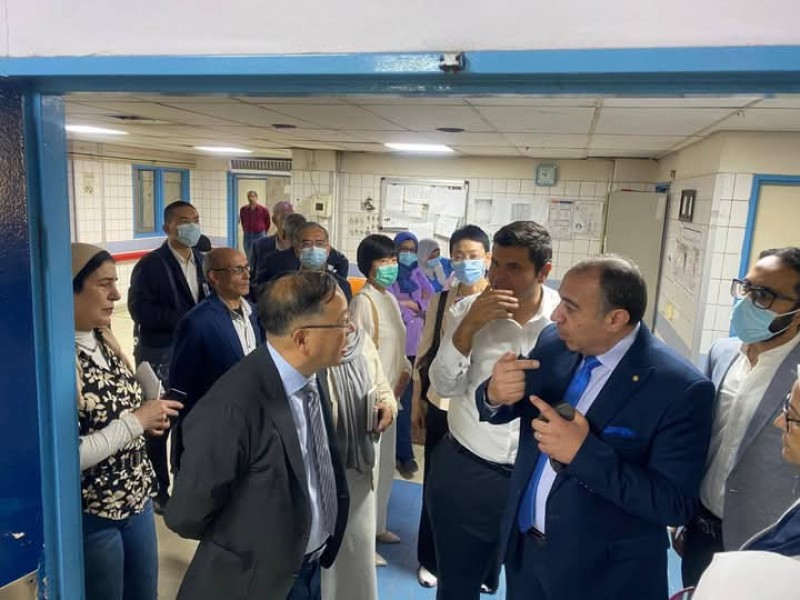 تعزيز التعاون المصري الصيني في إدارة المستشفيات من خلال زيارة وفد بودونغ لمستشفى قصر العيني التعليمي الجديد