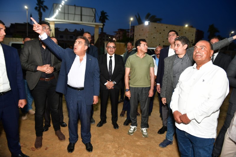 افتتاح محافظ الدقهلية ووزير الشباب والرياضة للمرحلة الأولي لنادي المنصورة الجديد بجمصة ومعسكر جمصة