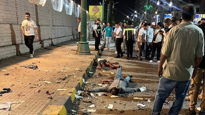 انفجار بالمنيا يودي بحياة شخص ويصيب آخر” صور ”