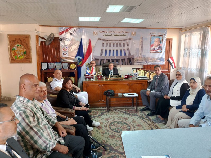 يوسف الديب وكيل وزارة التربية والتعليم بمحافظة البحيرة