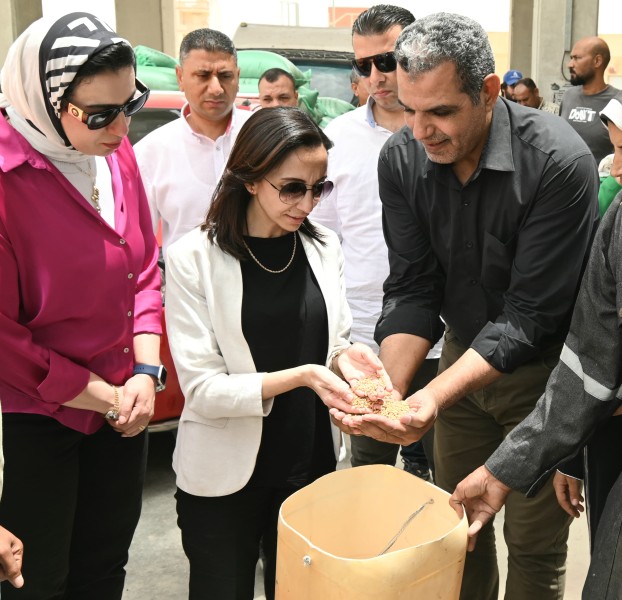 محافظ البحيرة تتابع أعمال توريد القمح بالصوامع