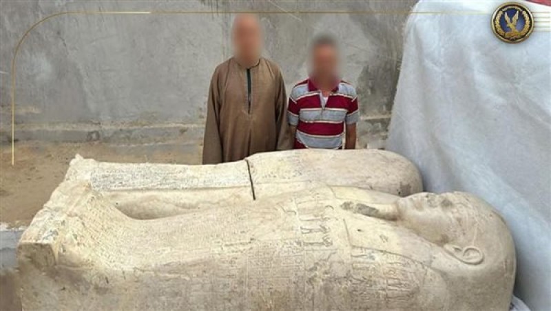 ضبط تابوت أثري في سوهاج: جهود أمنية لوقف الاتجار بالآثار