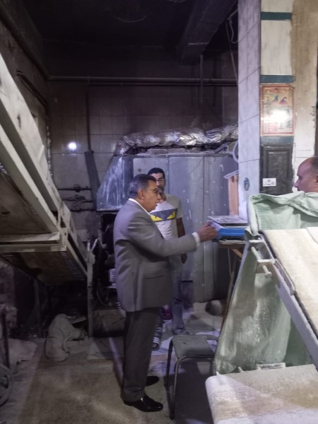 تفاصيل جولة المحافظ المفاجئة صباح اليوم بعدد من المخابز بمدينة ومركز المنصورة