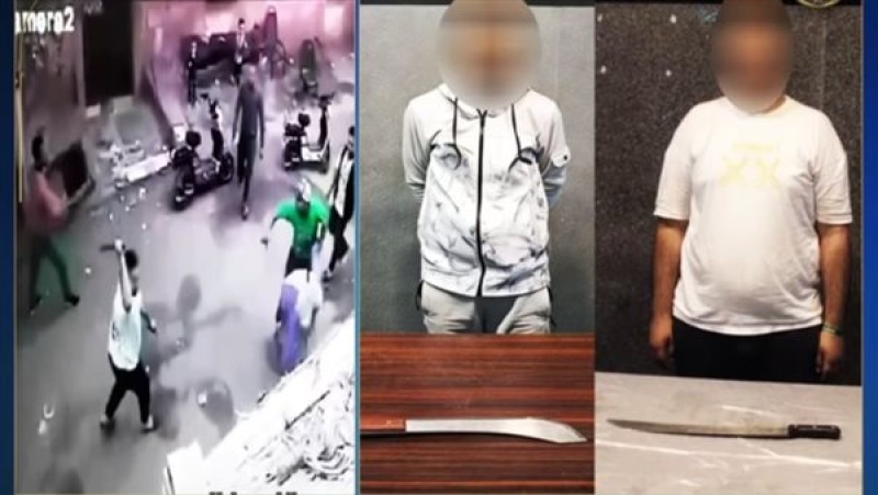 كشف ملابسات فيديو تعدي شخصين على أسرة في القاهرة وضبط الجناة