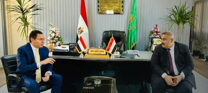 ”الحصري” يجتمع بوكيل الوزارة وقيادات مديرية الزراعة بالدقهلية