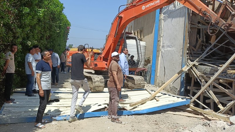 البحيرة: إزالة 3 حالات تعدي على مساحة 270 م2 خلال عيد الأضحى