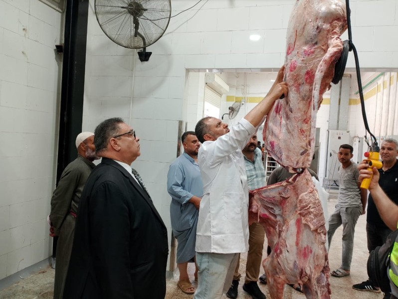 المجازر الحكومية بالدقهلية تواصل أعمال الكشف وذبح الأضاحي على مدار اليوم