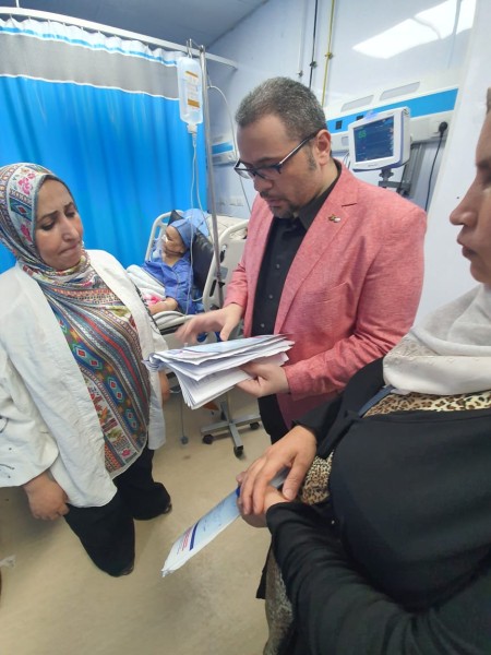 وكيل الطب العلاجى بالدقهلية يتابع انتظام الخدمة بـ”طلخا المركزى ”  خلال إجازة العيد