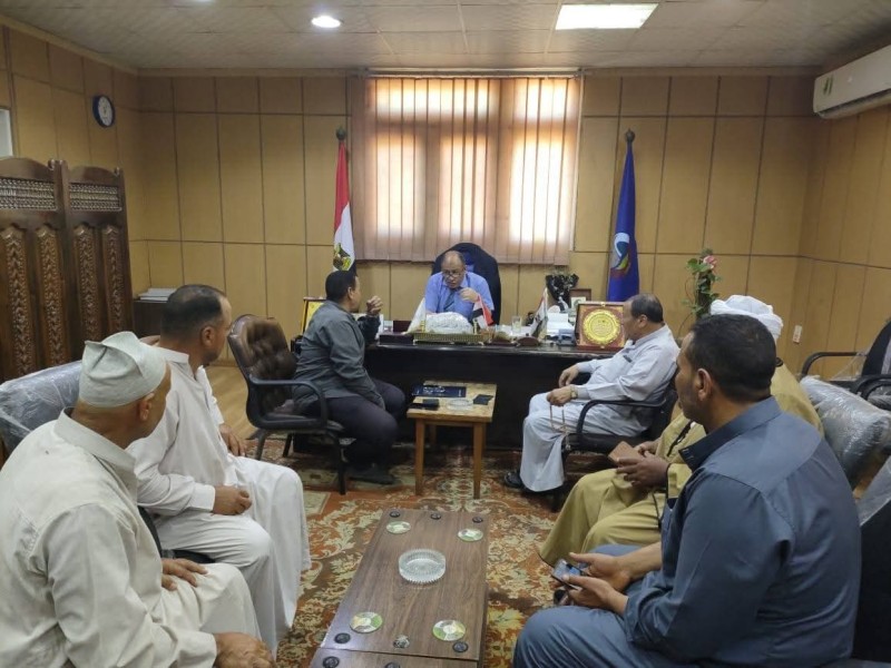 وكيل زراعة البحيرة يلتقى المزارعين والعاملين بقطاع الزراعة لحل مشاكلهم