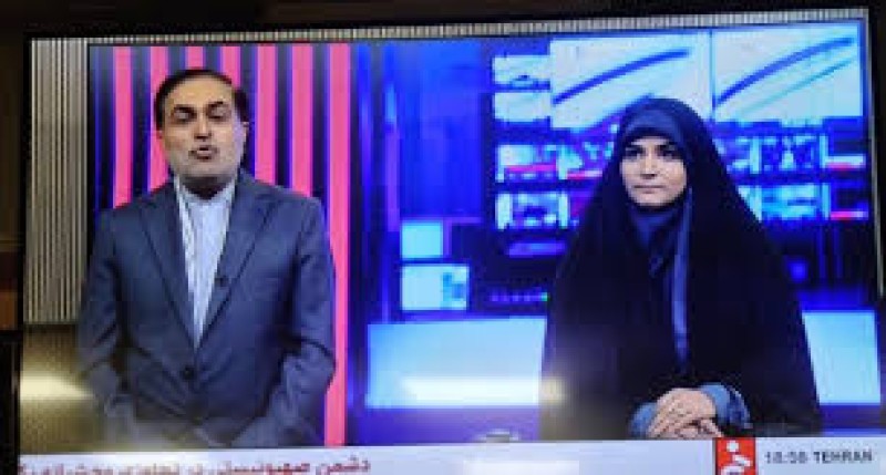 سحر إمامي تعود إلى الشاشة بعد ثوانٍ من الهجوم الصاروخي