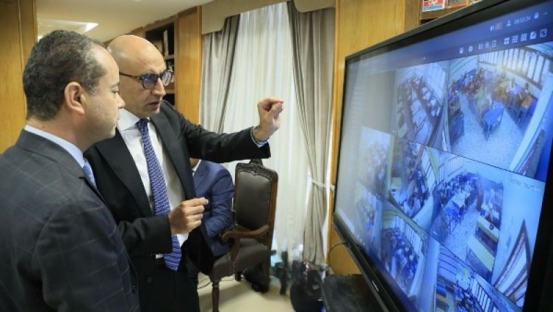 تعليمات عاجلة لملاحظي الثانوية العامة بالتأكد من تشغيل كاميرات المراقبة باللجان قبل الامتحان