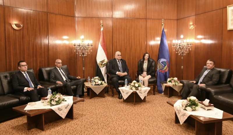 محافظ البحيرة تستقبل رئيس مجلس الدولة لافتتاح فرع ثوثيق مجمع محاكم مجلس الدولة بالبحيرة