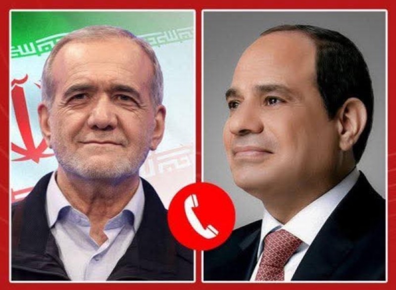إتصال هاتفي ومكالمة هامة بين الرئيس السيسي والرئيس الإيراني