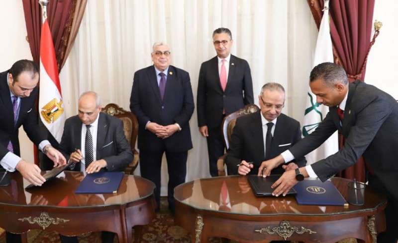 رئيس مجلس الدولة يستقبل وزير التموين والتجارة الداخلية لتوقيع بروتوكول تعاون لتحصيل حقوق الدولة