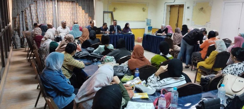 تضامن المنيا: إجتماع موسع  شامل لوكيل الوزارة