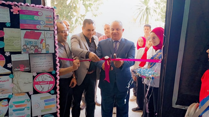 وكيل وزارة تعليم الفيوم يشهد فعاليات مبادرة ”أهلاً بالإجازة” بمدرسة التوفيق الإعدادية للبين