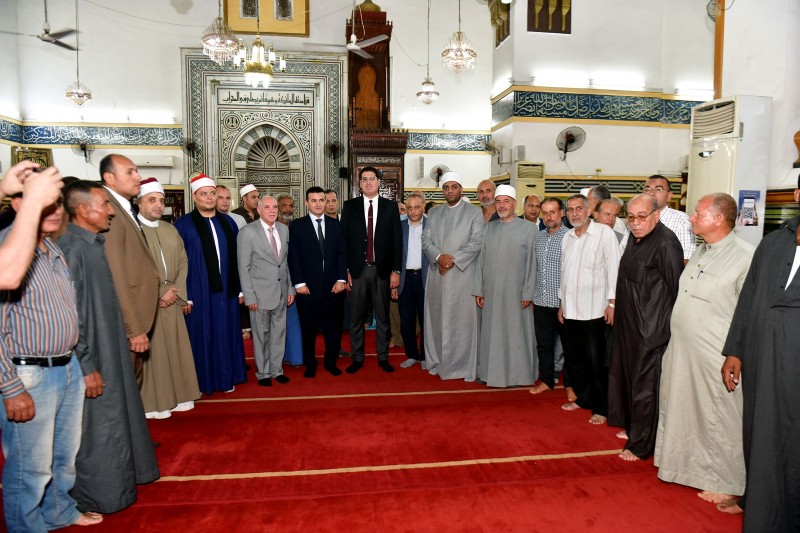العدل نائباً عن المحافظ في احتفال بالعام الهجري الجديد بمسجد النصر بالمنصورة