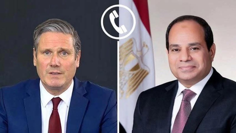 تفاصيل الاتصال الذي دار بين الرئيس السيسي ورئيس وزراء المملكة المتحدة