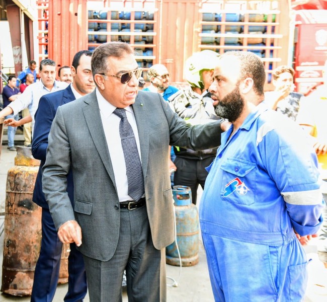 محافظ الدقهلية يفاجئ محطة غاز بسنديلة من جديد