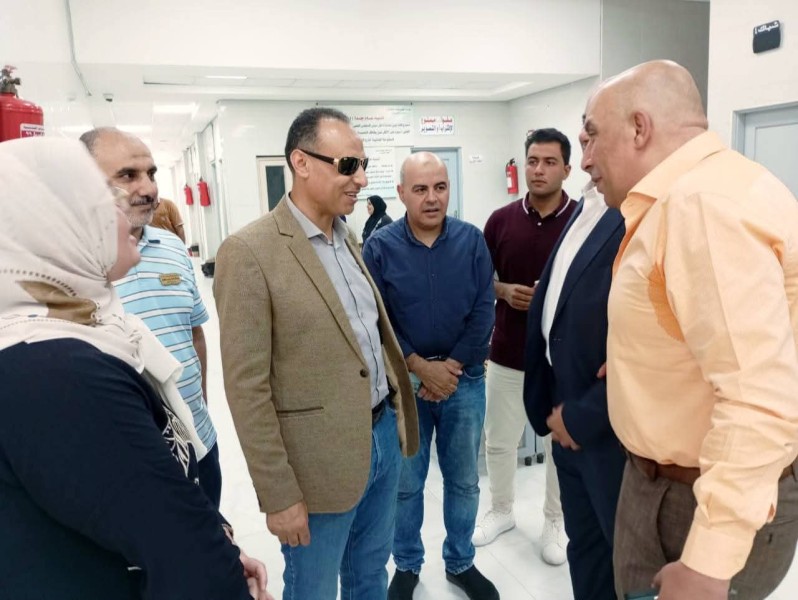 وكيل وزارة الصحة بالشرقية يتابع أعمال الكشف الطبي على مرشحي مجلس الشيوخ بالمجلس الطبي العام بالزقازيق