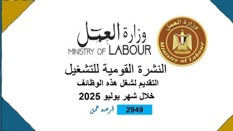 2949 فُرصة عمل للشباب في 10 محافظات