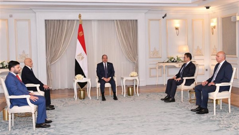 السيسي يؤكد على دعم مصر لاستقرار ليبيا وسيادتها