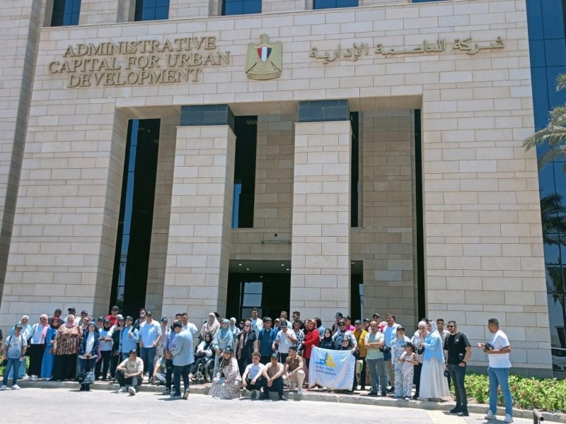 وفد جامعة السويس يزور العاصمة الإدارية دعما لدمج وتمكين ذوي الهمم