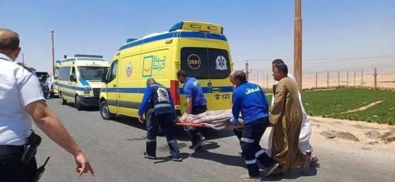 مصــرع أم وإصابة أسرتها على الطريق الإقليمى
