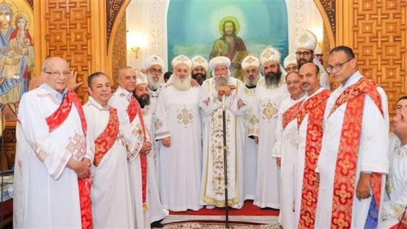 إيداع رفات القديس حبيب جرجس في كنيسة مارجرجس بدمنهور