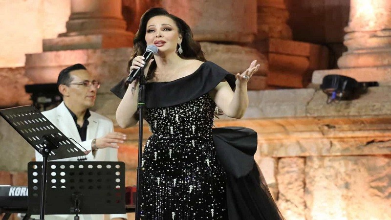 استقبال حافل لـ ”ديانا كرزون” بمهرجان جرش للثقافة والفنون بدورته الـ 39