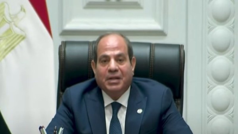 السيسى: لا يمكن منع دخول المساعدات للأشقاء بغزة من خلال معبر رفح
