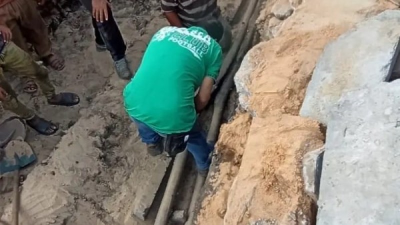 وزارة الكهرباء تنهي أعمال حفر ومد الكابلات الأرضية بمحطة محولات جزيرة الدهب